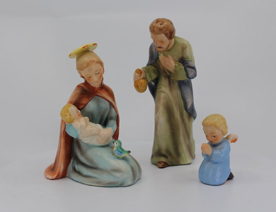 Goebel Weihnachtsgruppe Engel Jesuskind Maria und Josef