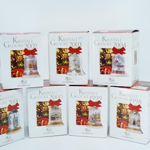 Unique Hutschenreuther Christmas Bells | Available Years 1980, 1988-2020 | Original Boxes & Certificates