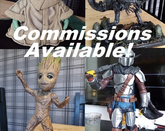 Custom sculptures. Dont buy listing. Message for details. Made to order. all commission work considered.