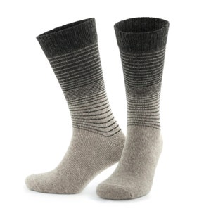 GoWith 2-4 Paar Alpakasocken für Trekking, Dicke Thermo Socken, Weiche Wintersocken für Damen und Herren, Merinowolle, Vorgewaschen, 3098 Bild 7