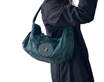 DIESEL Rare Vintage Archive 90s y2k designer shoulder bag | clubkid rave grunge punk cyber dystopian futuristic minimal 00s 2000s