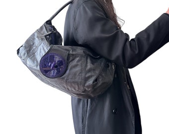 DIESEL Rare Vintage Archive 90s y2k purple designer shoulder bag