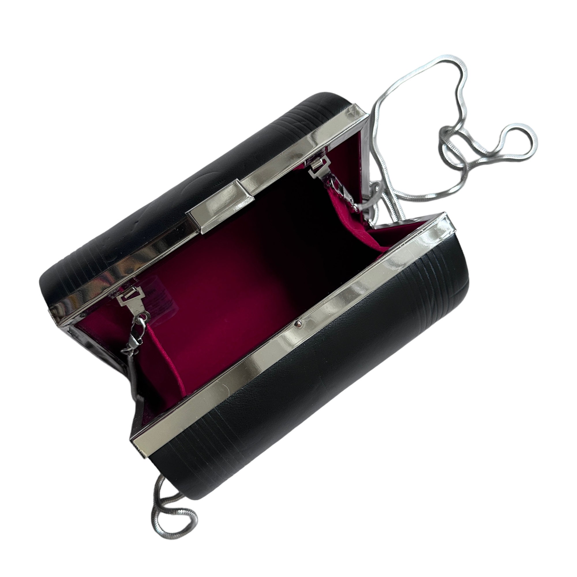 JPG Jean Paul Gaultier Vintage 90s Y2k Black Cylinder Clutch