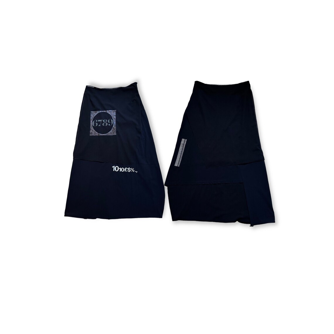 French Retro Cutout Long Skirt