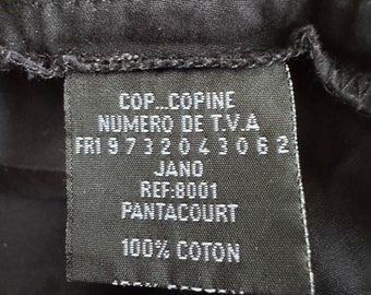 COP COPINE Vintage 90s Y2k French Typography Print 2 Piece Set