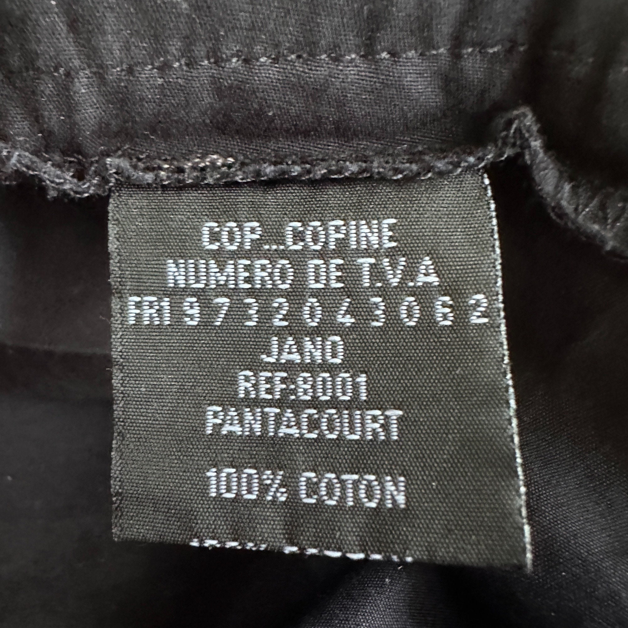 COP COPINE Vintage 90s Y2k French Typography Print 2 Piece Set