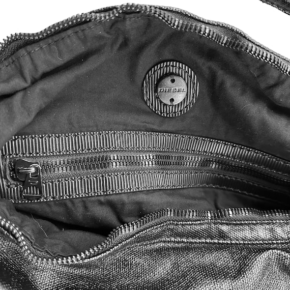 DIESEL Rare Vintage Archive 90s Y2k Black Designer Shoulder DIESEL Rare Vintage Archive 90s Y2k Black Designer Shoulder
