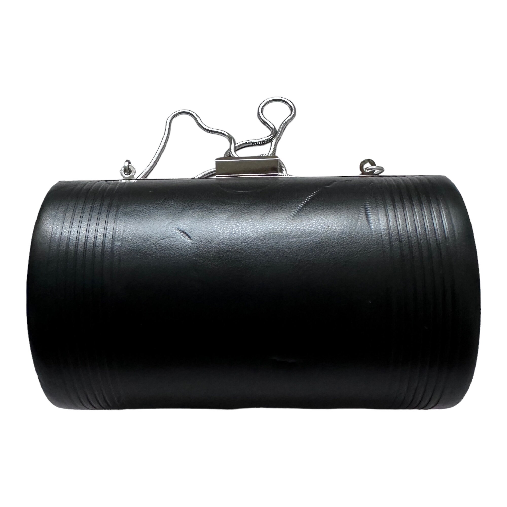 JPG Jean Paul Gaultier Vintage 90s Y2k Black Cylinder Clutch