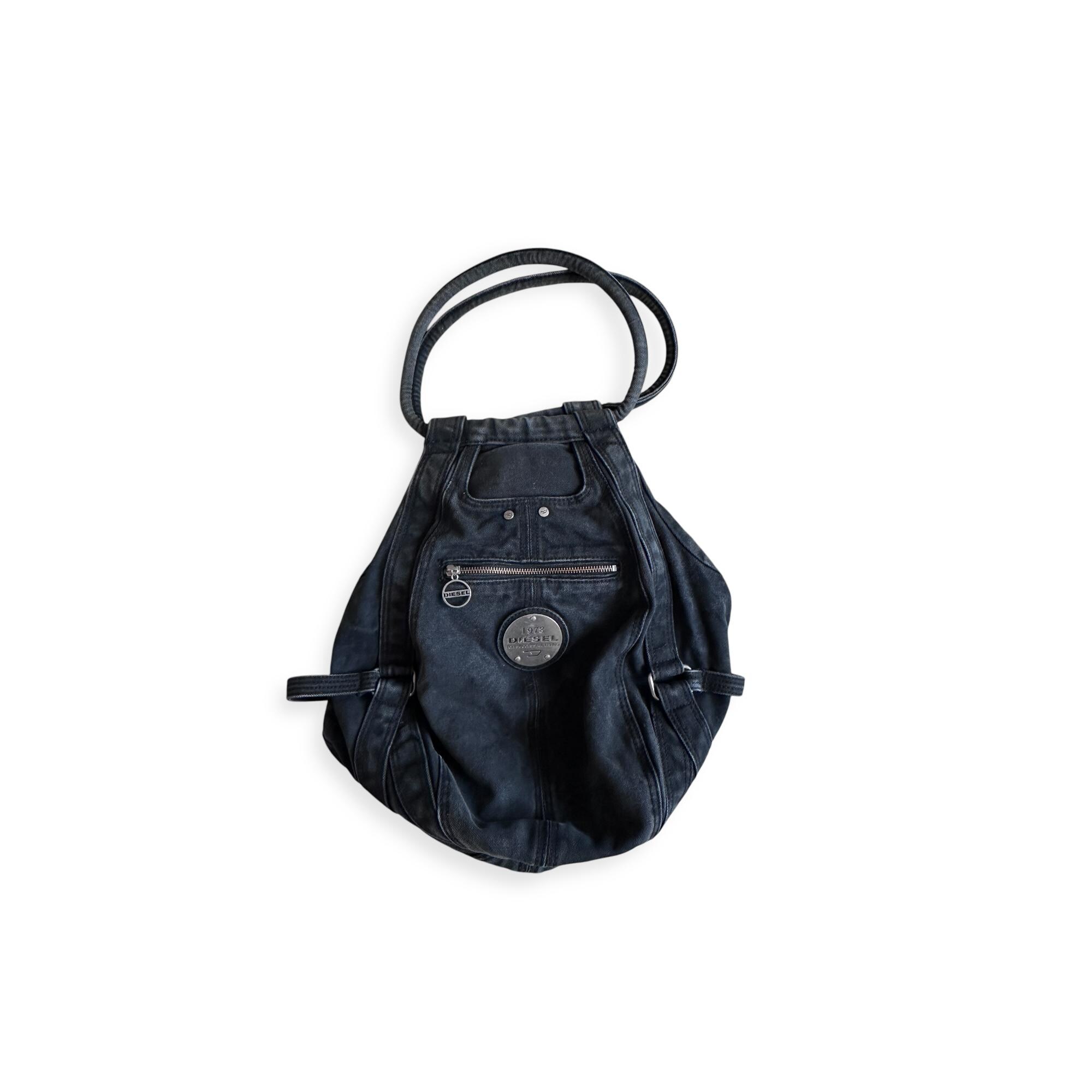Diesel Y2K Archive 2-Way Denim Shoulder Bag - Grunge