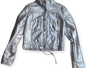 ジャケット・アウター 00s short length punk grunge jacket y2k 00s short length punk grunge jacket y2k