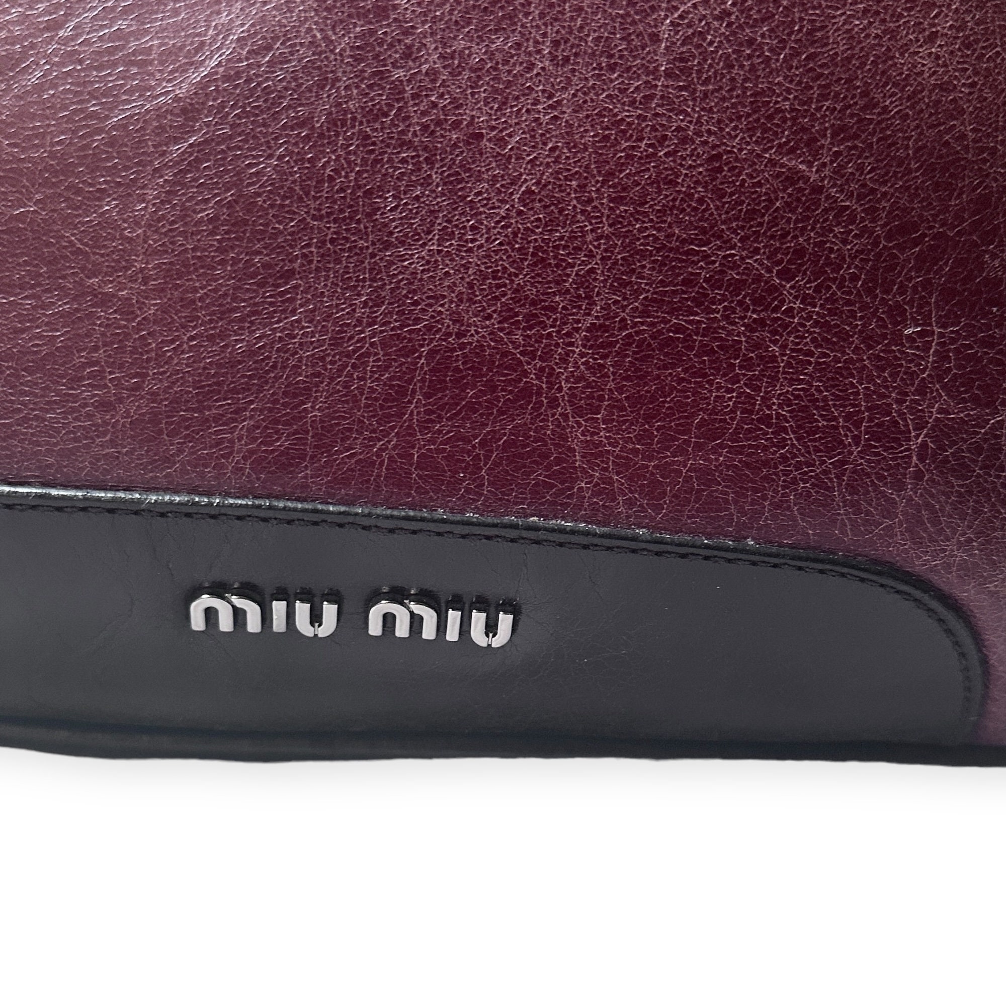 MIU MIU Vintage 00s Y2k Bowling Crossbody Hand Bag | Black MIU MIU Vintage 00s Y2k Bowling Crossbody Hand Bag | Black
