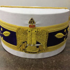 Scotish Rite 33 Rd Degree Crown Down Wings Eagle -Hse