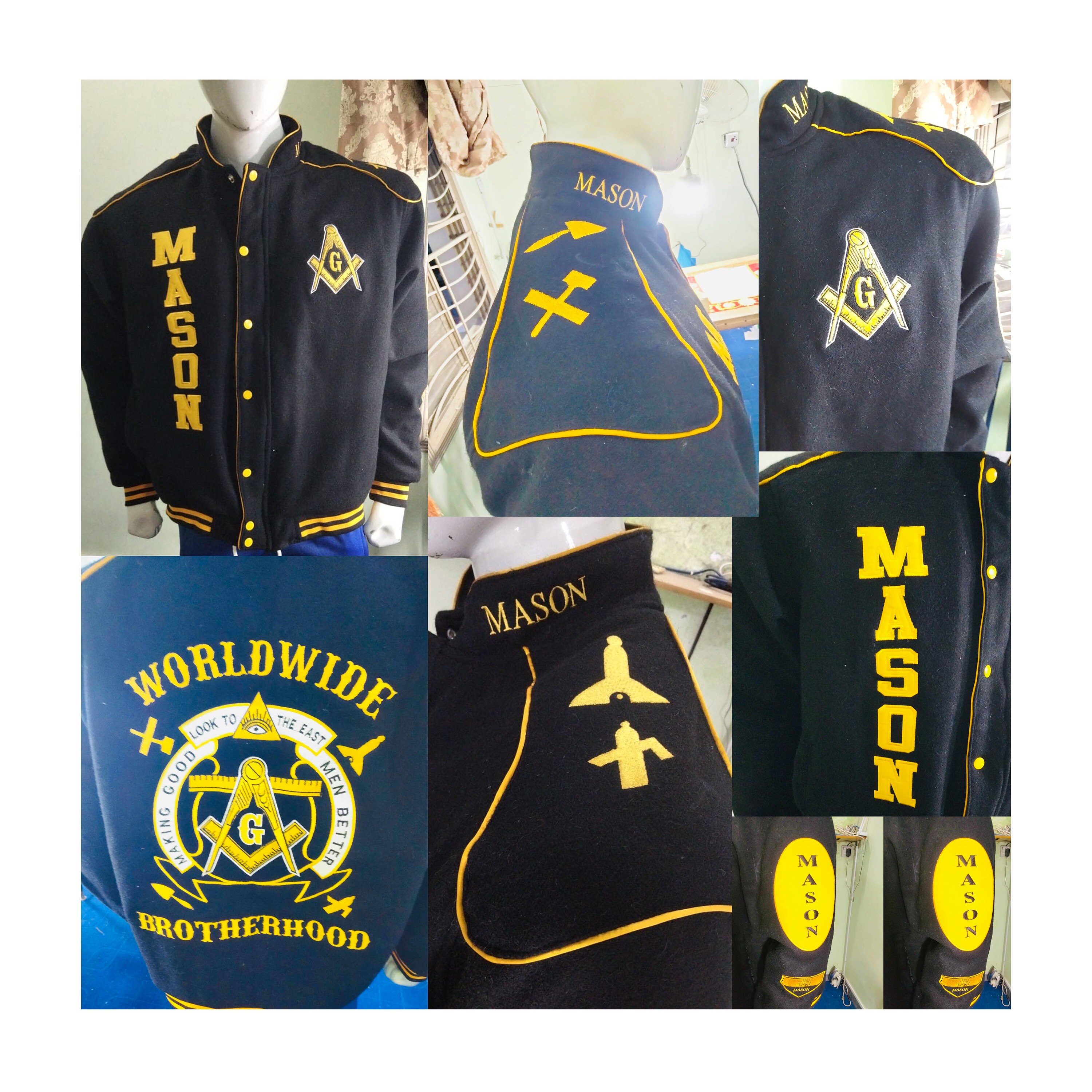 Masonic letterman clearance jacket