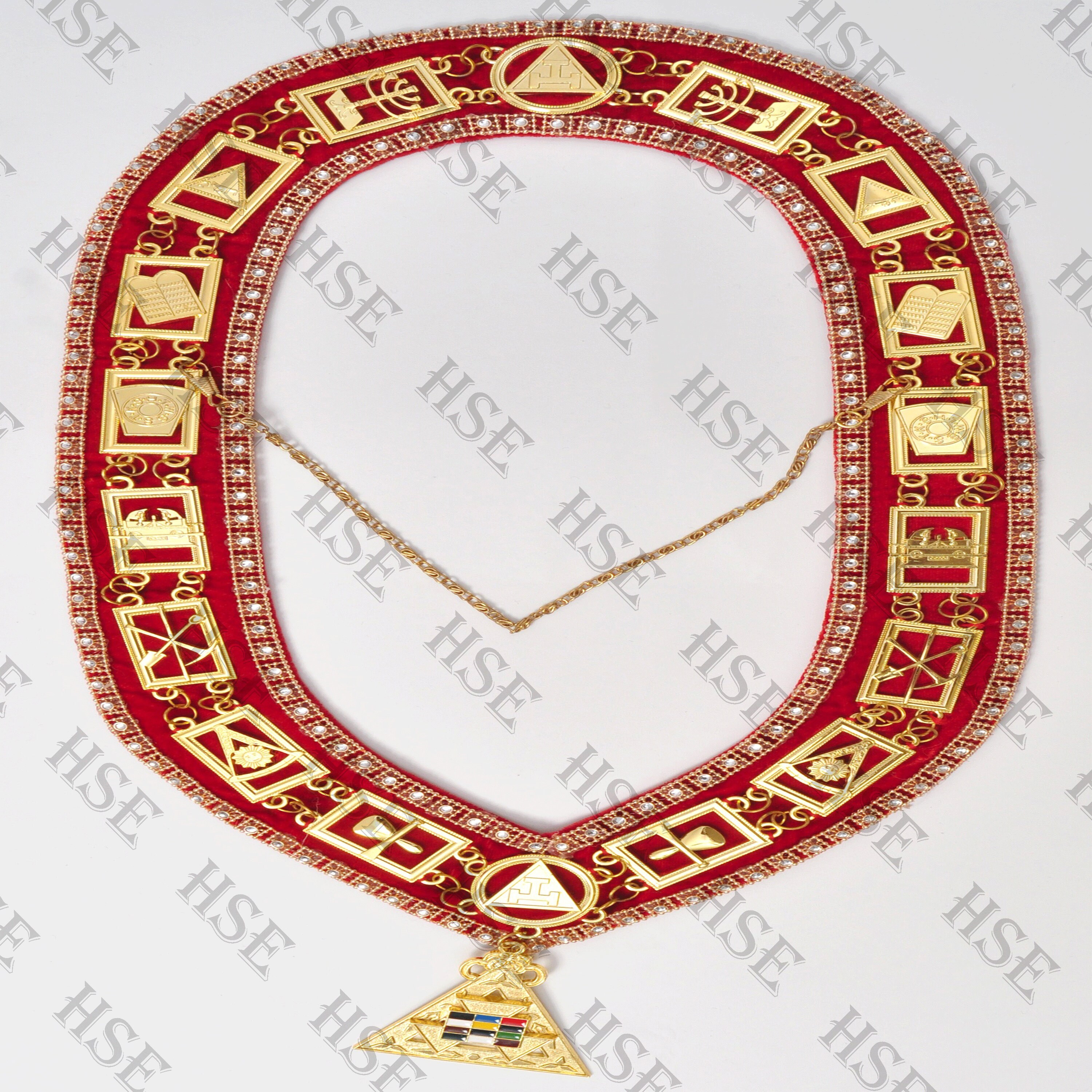 Royal Arch Past High Priest Collar Jewel No Wreath, LA Fraternal