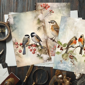 Weihnachtslied - 3 Kunstdrucke 13 x 18 cm, Weihnachtsmärchen