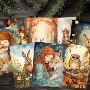 The Fairytale Collection - 8 art prints 5x7”, Fairytale art