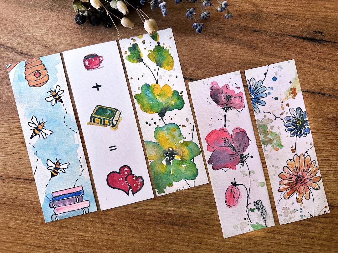 The Fairy Collection of 5 Bookmarks - 2x6”, Fairytale Art - Etsy