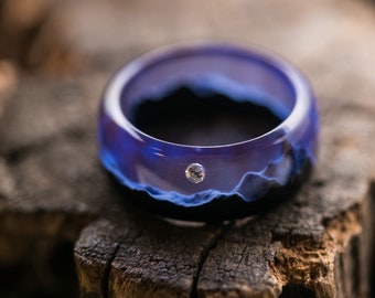 Purple outlet resin ring