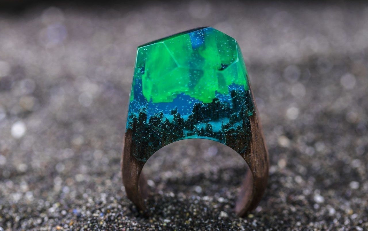 Aurora borealis hotsell ring