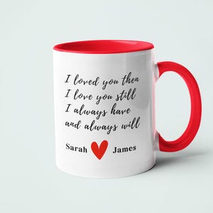 Personalisierte süße Gedicht Valentinstag Geschenk - Lustige Valentinstag Tasse - Jahrestag Geschenk - Valentinstag Geschenk - Jahrestag Geschenk für Sie oder Ihn