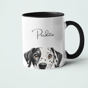 Dalmatian Personalised Dog Name Mug, Dalmatian Owner, Birthday Gift for Her, Birthday Gift for Him, Dog Lover, Cute Dog Ceramic Mug