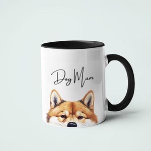 Japanese Akita Dog Mum or Dog Dad Mug, Akita Owner Gifts, Gift for Her, Gift for Him, Dog Lover, Cute Dog Ceramic Mug