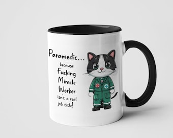 NHS Paramedic Mug, Funny Birthday Gift Coffee Mug, Co-Worker Gift / Colleague, NHS / Paramedic Present - Paramedic Gift - Secret Santa