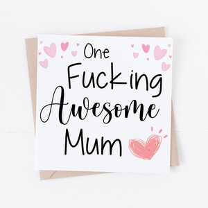 Biglietto per la festa della mamma - Biglietto per una mamma fantastica - Biglietto carino per la festa della mamma - Biglietti carini per la mamma, biglietto personalizzato per la festa della mamma