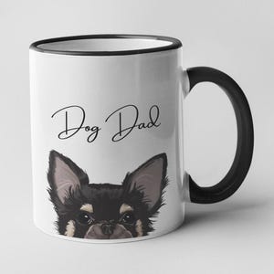 Chihuahua Dog Mum or Dog Dad Mug, Chihuahua Owner Gifts, Birthday Gift for Her, Birthday Gift for Him, Dog Lover, Cute Dog Ceramic Mug