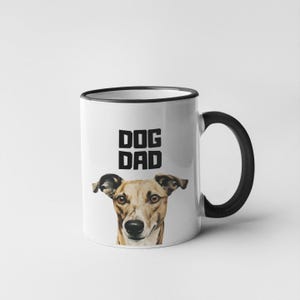 Mok windhond hond moeder of hond vader, windhond geschenken, cadeau voor haar, cadeau voor hem, hondenliefhebber, schattige hond keramische mok