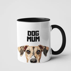Mok windhond hond moeder of hond vader, windhond geschenken, cadeau voor haar, cadeau voor hem, hondenliefhebber, schattige hond keramische mok