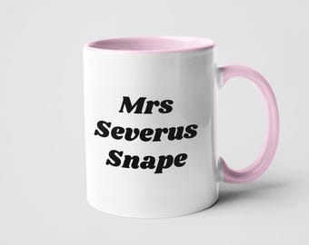 Mok Mrs. Severus Snape: cadeau beroemdheid verliefd