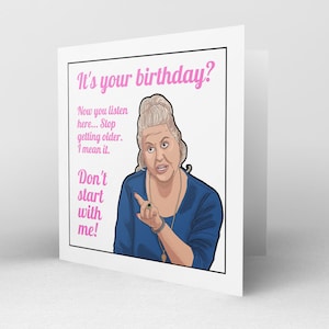 Kim Woodburn Card - Funny Kim Woodburn Card - Kim Woodburn Birthday Card
