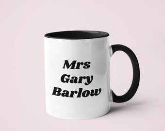 Sra. Gary Barlow Celebrity Crush Mug / Celeb Wife Mug / Regalo para ella / Mejor regalo de amigo / Taza personalizada Presente / Taza de café / Taza de té