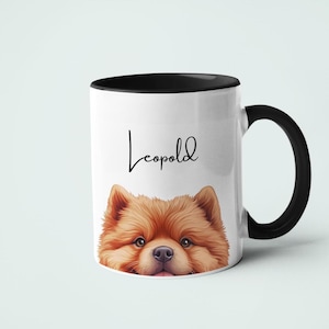 Chow Chow Personalised Dog Name Mug, Chow Chow Owner, Gift for Her, Gift for Him, Dog Lover, Cute Dog Ceramic Mug