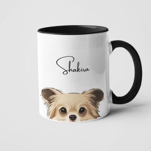 Chihuahua Personalised Dog Name Mug, Chihuahua Owner, Gift for Her, Gift for Him, Dog Lover, Cute Dog Ceramic Mug