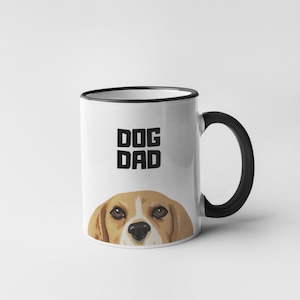 Beagle Dog Mum or Dog Dad Mug, Beagle Owner Gifts, Gift for Her, Gift for Him, Dog Lover, Cute Dog Ceramic Mug