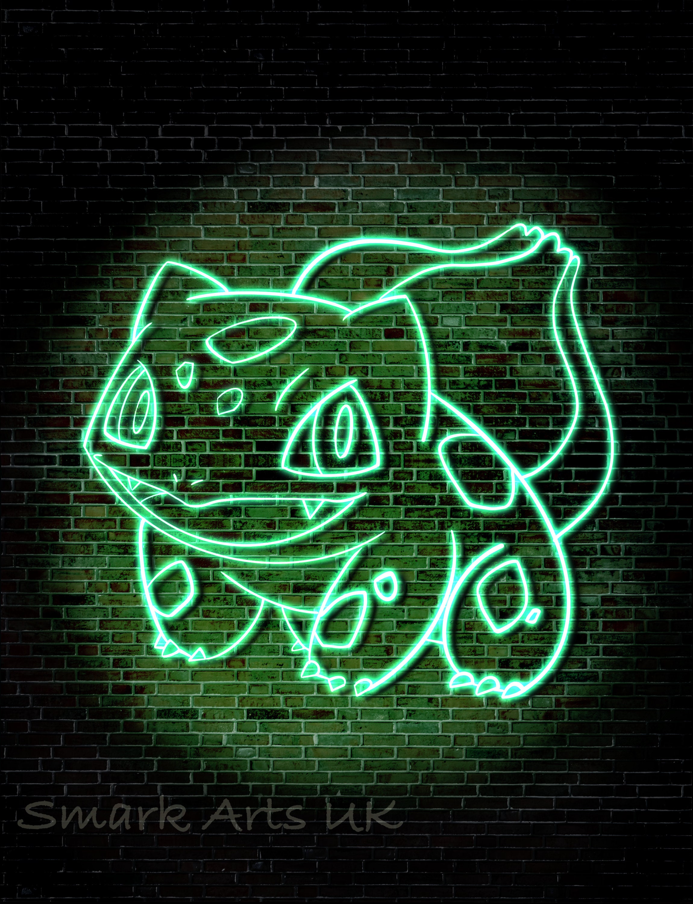 Bulbasaur on sale neon light