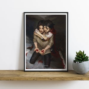 EreMika AoT Anime Stampa artistica Poster da parete