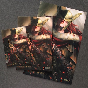 Elden Malenia Ring Cartão Postal Arte de Parede Impressão Pôster