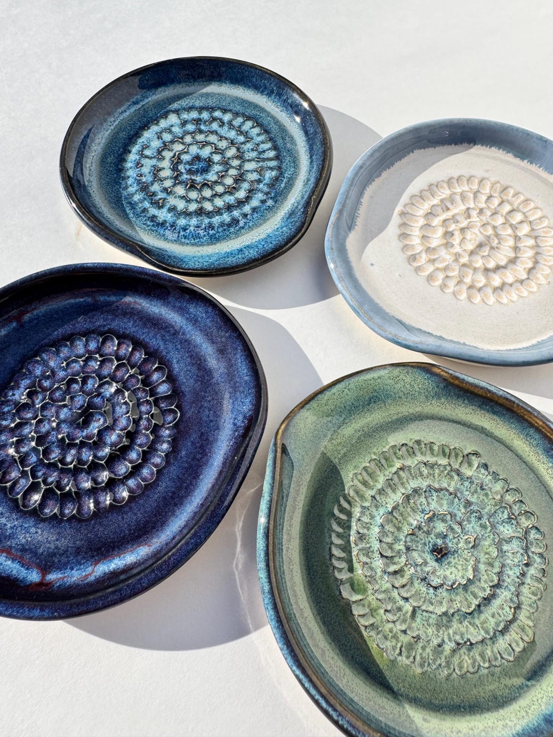 Handmade Ceramic Garlic Grater Plate