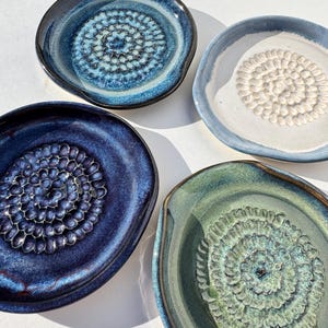 Handmade Ceramic Garlic Grater Plate