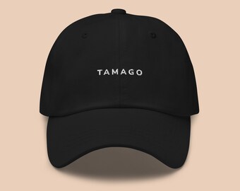 Embroidered Tamago Dad Hat - Japanese Egg Hat for Men and Women