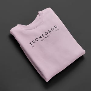 Ironforge Alumni Sweatshirt, World of Warcraft, War Within Sweater, Gaming Crewneck, Unisex Sweater, xmas gifts for gamers, gifts for him