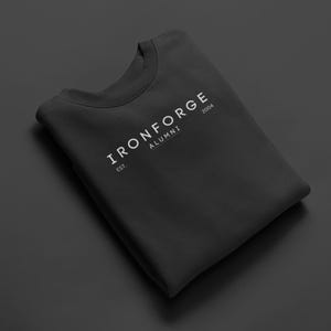Ironforge Alumni Sweatshirt, World of Warcraft, War Within Sweater, Gaming Crewneck, Unisex Sweater, xmas gifts for gamers, gifts for him