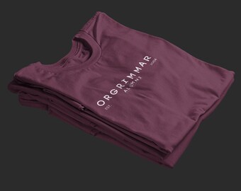 Orgrimmar Alumni T-Shirt | World of Warcraft | Unisex | Gamers Gifts | 100% Preshrunk Cotton | Gifts For Him/Her | Color - Maroon |