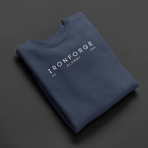 Ironforge Alumni Sweatshirt, World of Warcraft, War Within Sweater, Gaming Crewneck, Unisex Sweater, xmas gifts for gamers, gifts for him