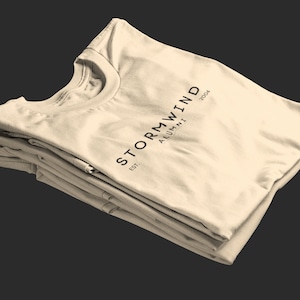 Stormwind Alumni T-Shirt | World of Warcraft | Unisex | Gamers Gifts | 100% Preshrunk Cotton | Gifts For Him/Her | Color - Sand |