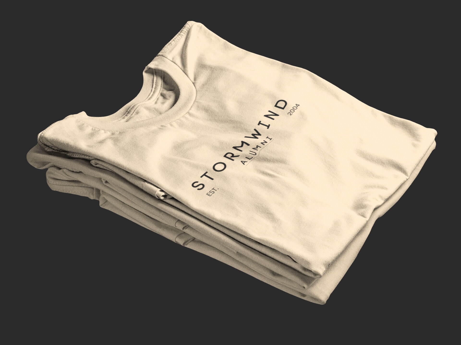 Stormwind Alumni T-Shirt | World of Warcraft | Unisex | Gamers Gifts | 100% Preshrunk Cotton | Gifts For Him/Her | Color - Sand |