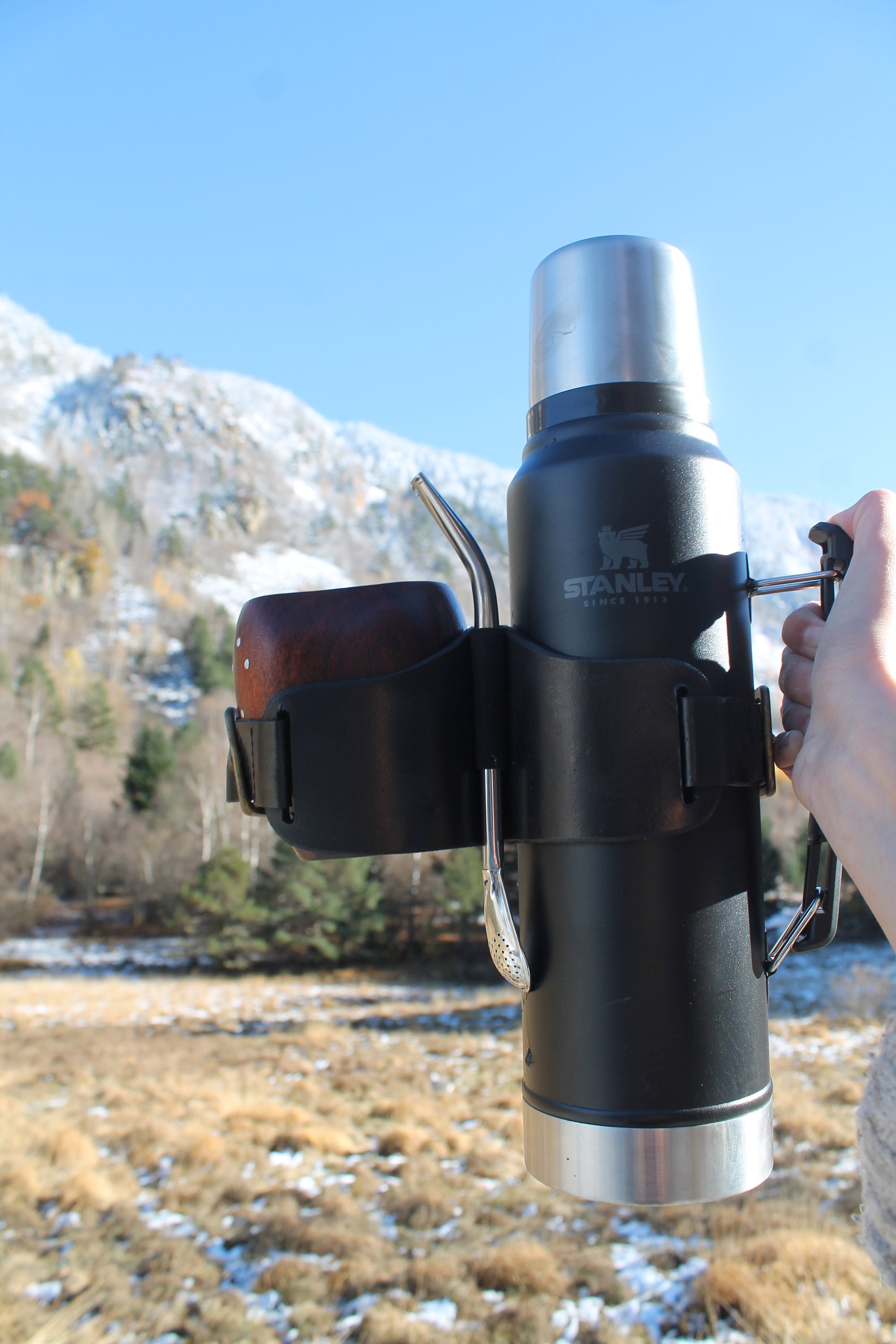 Mate Holder, Mate Gourd, Mate Bag, Yerba Mate,bomba and Mate, Leather